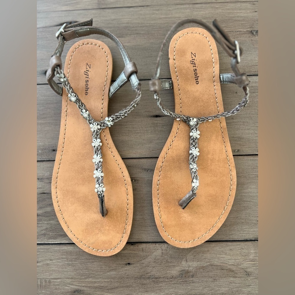 Zigi Soho Women’s Pewter Sandals
